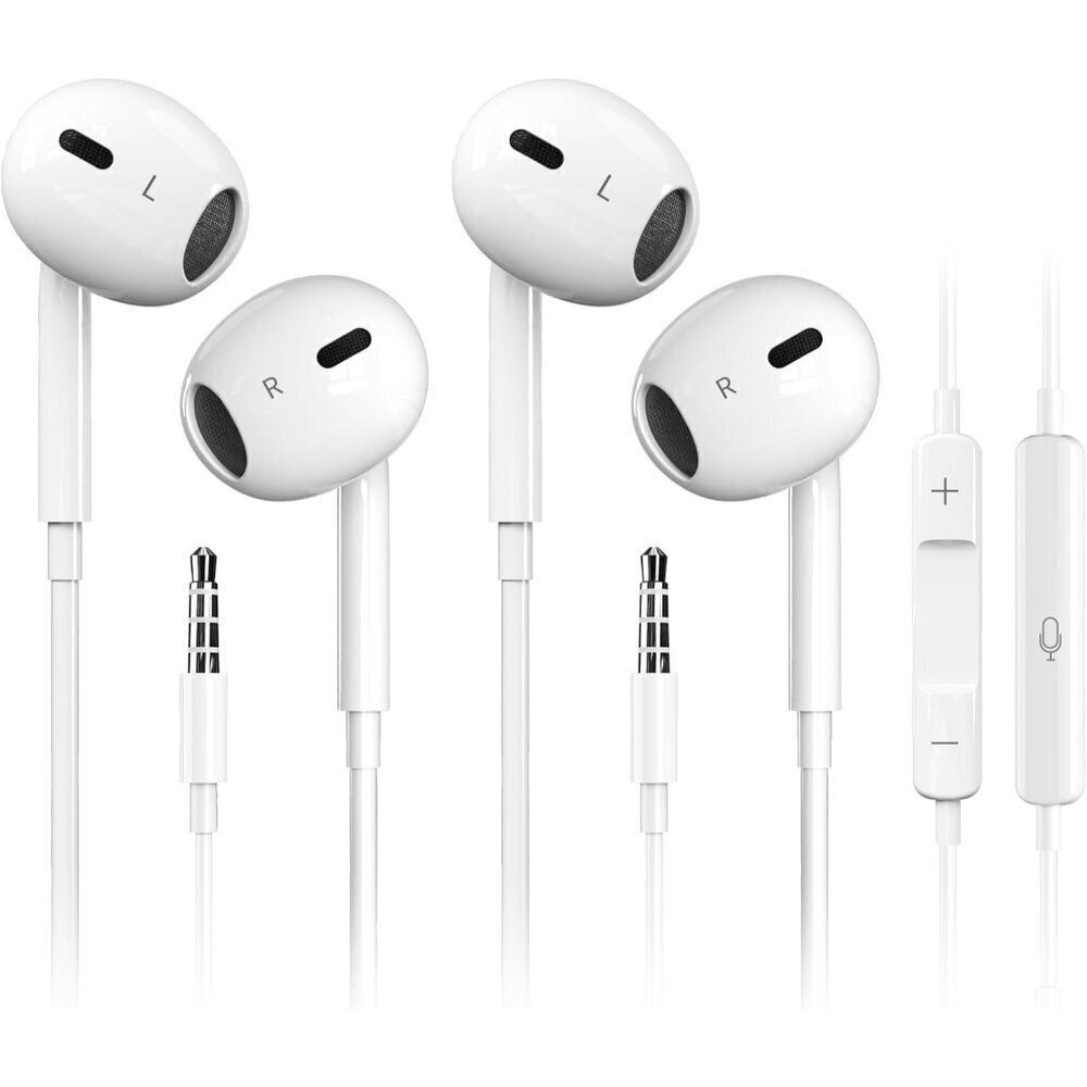 Wired Earbuds,【Ultra Clear Calls & no Noise】 Headphones Earbuds Wired 3.5mm, in-